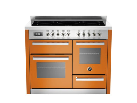Bertazzoni Professional 110 cm induction top electric triple oven