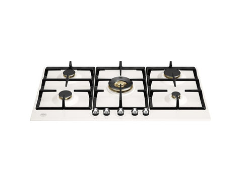 Bertazzoni 90 cm Heritage Series Gas hob with central dual wok