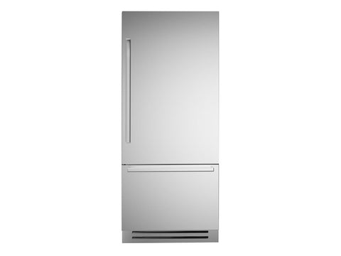 Bertazzoni 90 cm Built-In Premium Fridge Freezer Bottom Mount, Panel Installed Right hinges
