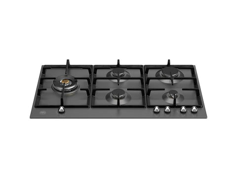 Bertazzoni 90 cm Gas hob with lateral dual wok