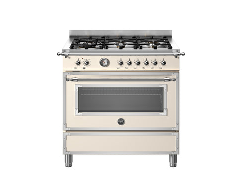 Bertazzoni Heritage 90 cm 6-Burner, Electric Oven