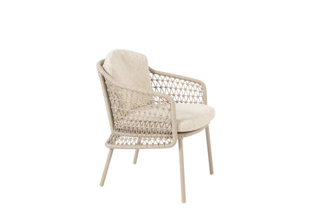 4 Seasons Outdoor Puccini Dining Chair Latte