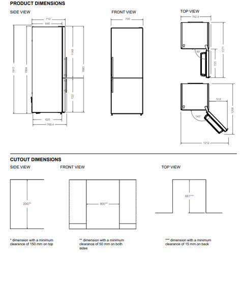 Bertazzoni Professional Series 70 cm freestanding bottom mount refrigerator, stainless steel