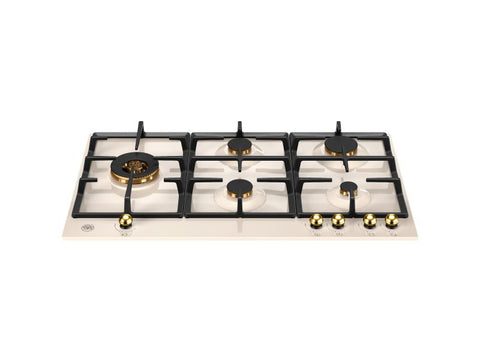 Bertazzoni 90 cm Gas hob with lateral dual wok