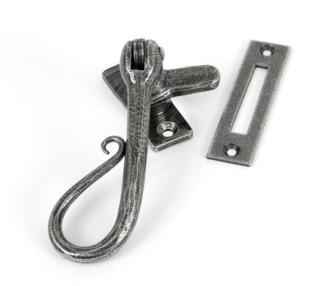 From The Anvil's Pewter Patina Shepherds Crook Fastener