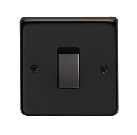 From The Anvil's Matt Black Single 20 Amp Switch