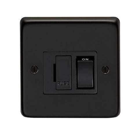 From The Anvil's Matt Black 13 Amp Fused Switch