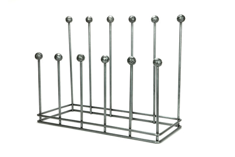 From The Anvil's Pewter Patina Boot Rack