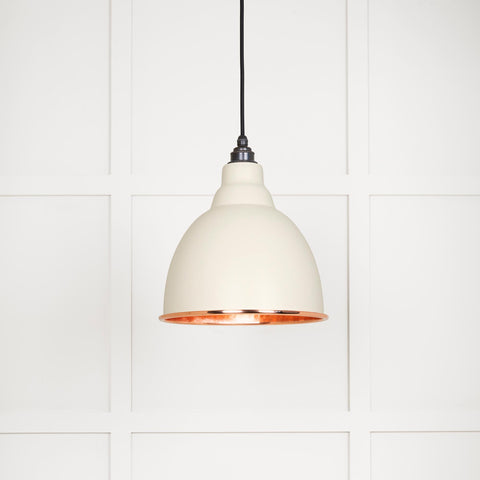 Hammered Copper Brindley Pendant in Teasel