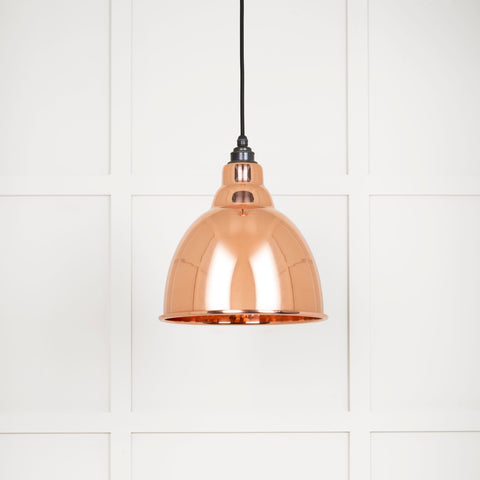 Hammered Copper Brindley Pendant