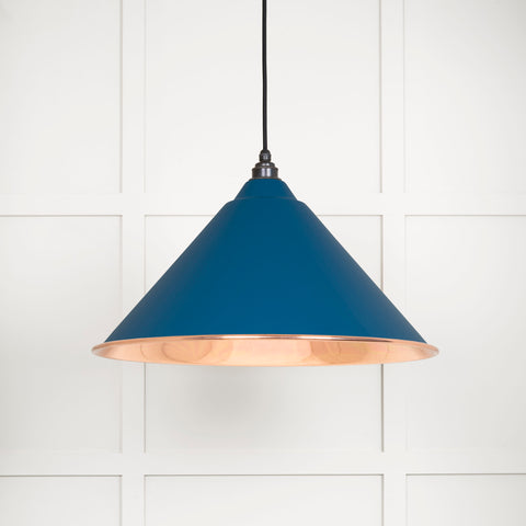 Smooth Copper Hockley Pendant in Upstream