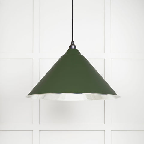Smooth Nickel Hockley Pendant in Heath