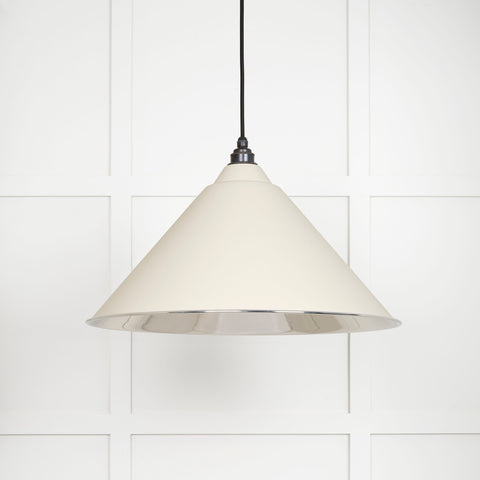 Smooth Nickel Hockley Pendant in Teasel