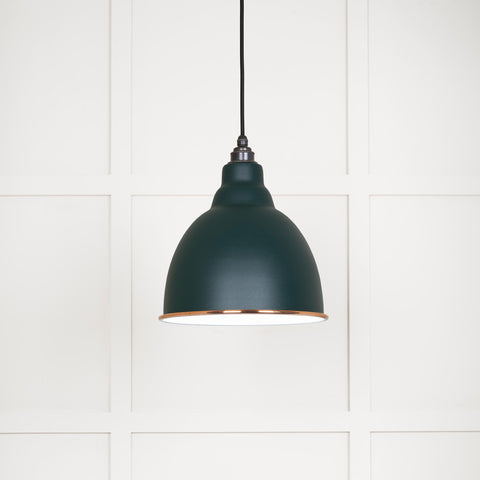 White Gloss Brindley Pendant in Dingle