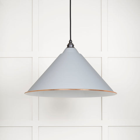 White Gloss Hockley Pendant in Birch