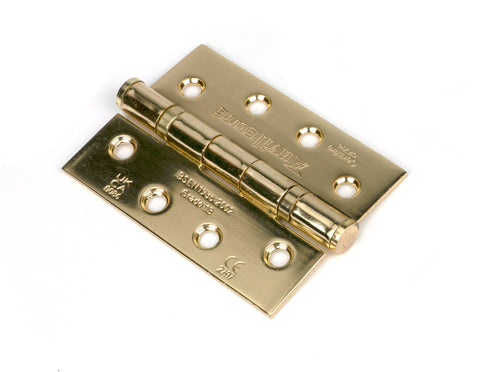 From The Anvil's Polished Brass Ball Bearing Butt Hinge (pair) SS