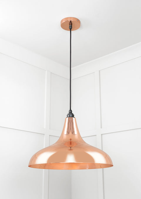 Smooth Copper Frankley Pendant