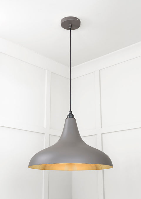 Smooth Brass Frankley Pendant