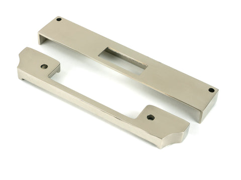 From The Anvil's Polished Nickel ½" Rebate Kit for Euro Dead Lock
