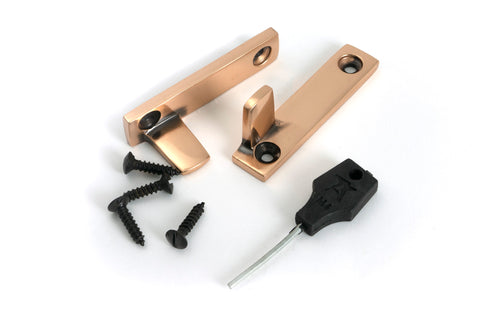 Night-Vent Locking Art Deco Fastener