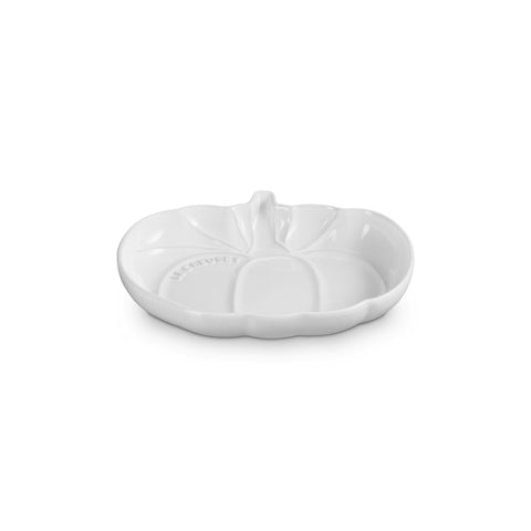 Le Creuset Halloween Medium Pumpkin Dish in NEW White