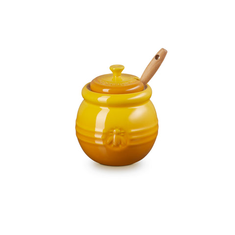 Le Creuset Stoneware Honey Pot and Silicone Dipper