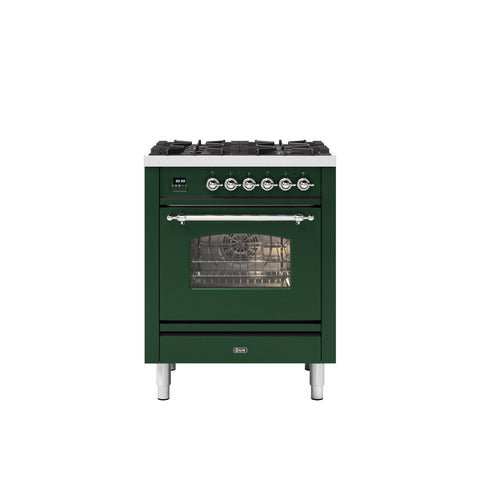 Ilve 70cm Milano 4 Burner Single Oven Dual Fuel Range Cooker