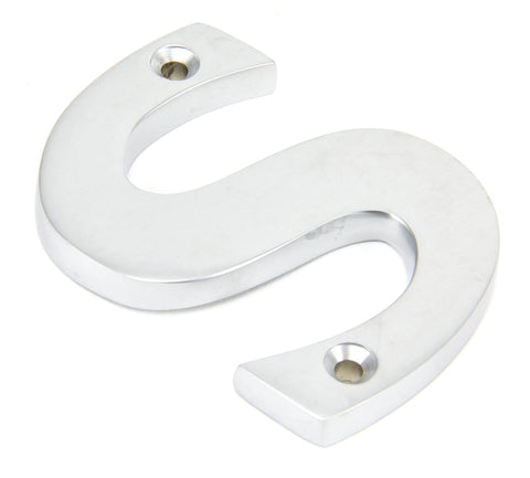 From The Anvil's Satin Chrome Satin Chrome Letter
