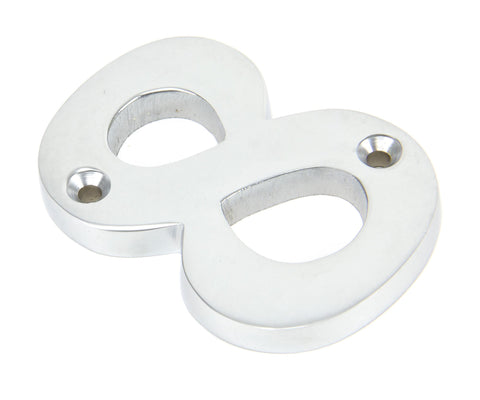From The Anvil's Satin Chrome Satin Chrome Numeral