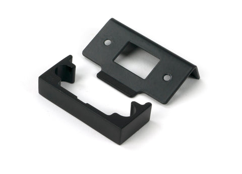 From The Anvil's Black ½" Rebate Kit for Tubular Mortice Latch