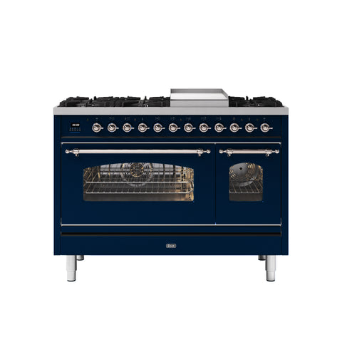 Ilve 120cm Milano Fry Top Double Oven Dual Fuel Range Cooker