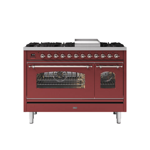 Ilve 120cm Milano Fry Top Double Oven Dual Fuel Range Cooker