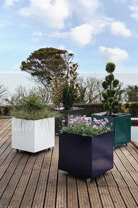 Vlaze Adapt Module Planter with Enamel Finish