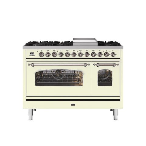 Ilve 120cm Milano Fry Top Double Oven Dual Fuel Range Cooker