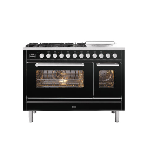 Ilve 120cm Roma Coup De Feu Dual Fuel Range Cooker
