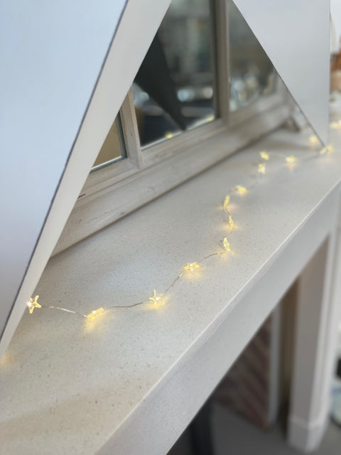 20 Warm White Star LED Lights