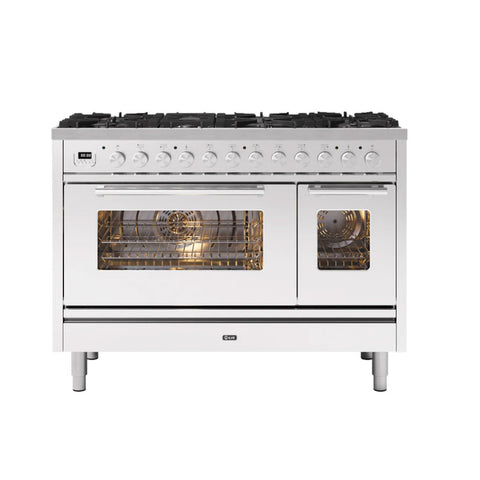 Ilve 120cm Roma 8 Burner Double Oven Range Cooker