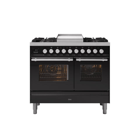 Ilve 100cm Roma Fry Top Double Oven Dual Fuel Range Cooker