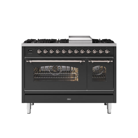 Ilve 120cm Milano Fry Top Double Oven Dual Fuel Range Cooker