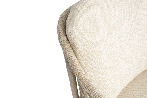 4 Seasons Outdoor Puccini Dining Chair Latte