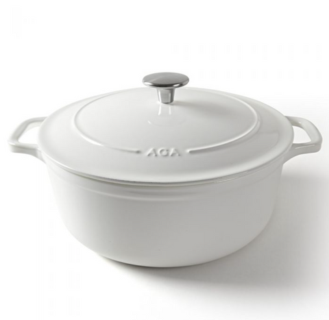 AGA Cast Iron 16cm Casserole Matt White