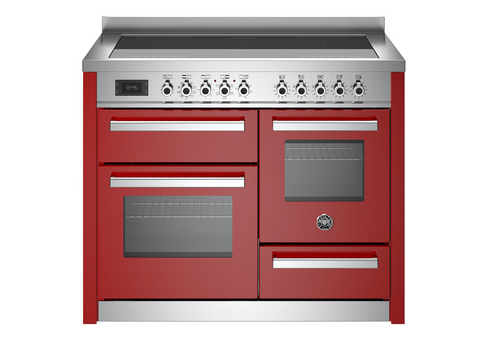 Bertazzoni Professional 110 cm induction top electric triple oven