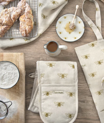 Sophie Allport Bees Linen Napkins (Set of 4)