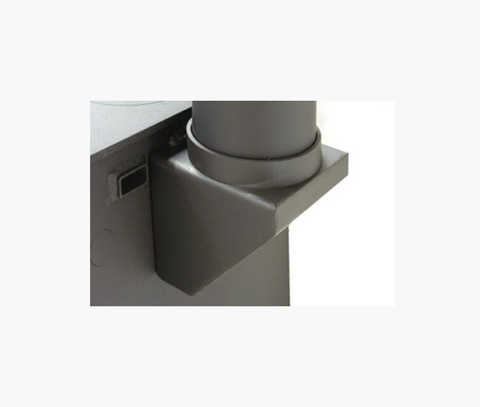 Charnwood Vertical Rear Flue Adaptor - 5" & 6" available
