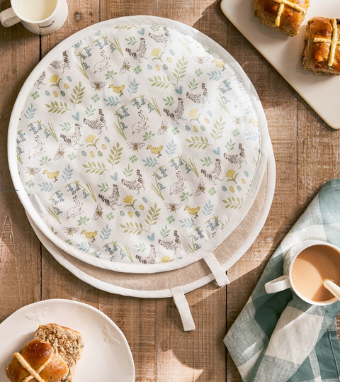 Sophie Allport Hob Cover - Spring Chicken