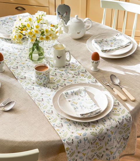Sophie Allport Napkins - Set of 4 - Spring Chicken