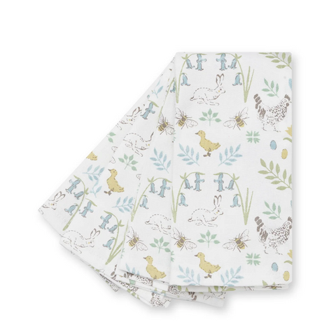 Sophie Allport Napkins - Set of 4 - Spring Chicken