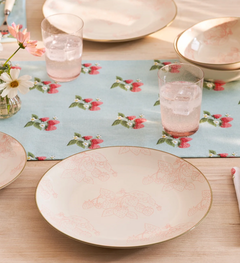 Sophie Allport Stoneware Dinner Plate - Strawberries