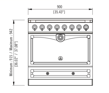 CornueFe 90 Albertine Induction