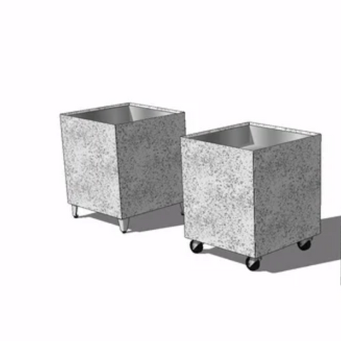 Vlaze Adapt Module Planter with Enamel Finish